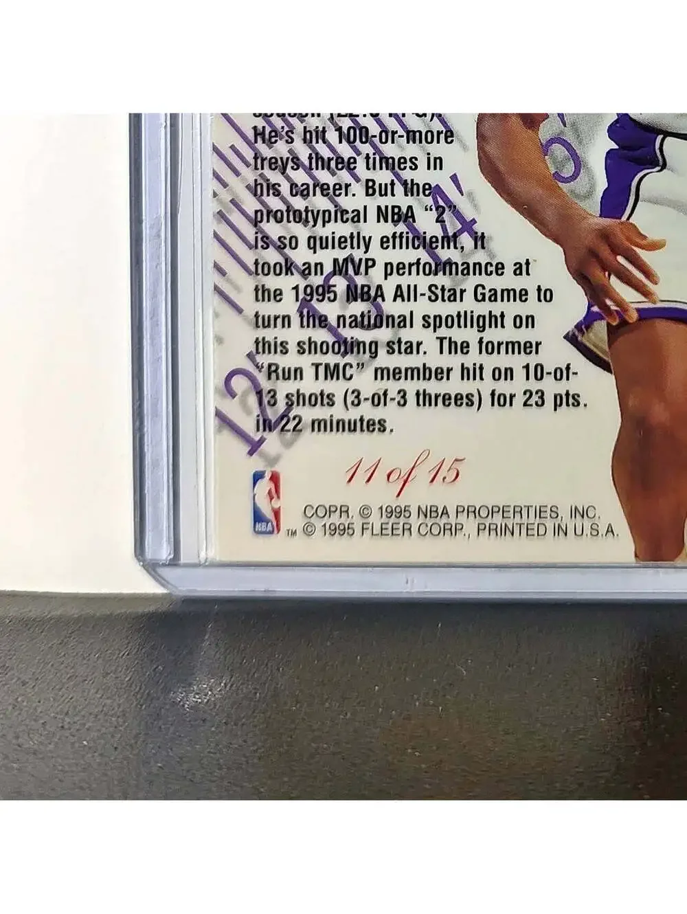 Mitch Richmond 1995-96 Flair NBA #11 Perimeter Power Card